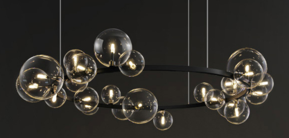 Дизайнерская кольцевая люстра IONA Сhandelier - фото №1