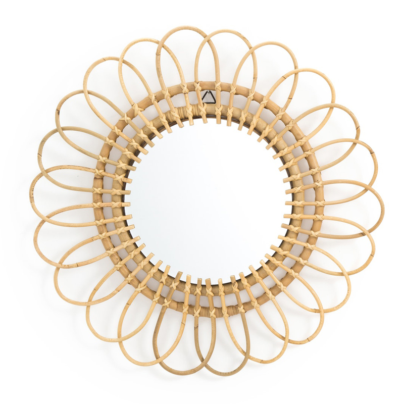 Зеркало Mirror Rattan Flower I  в Омске | Loft Concept 