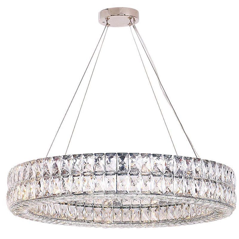 Люстра Crystal Regena Chrome Chandelier 10 Хром Прозрачный (Transparent) в Омске | Loft Concept 