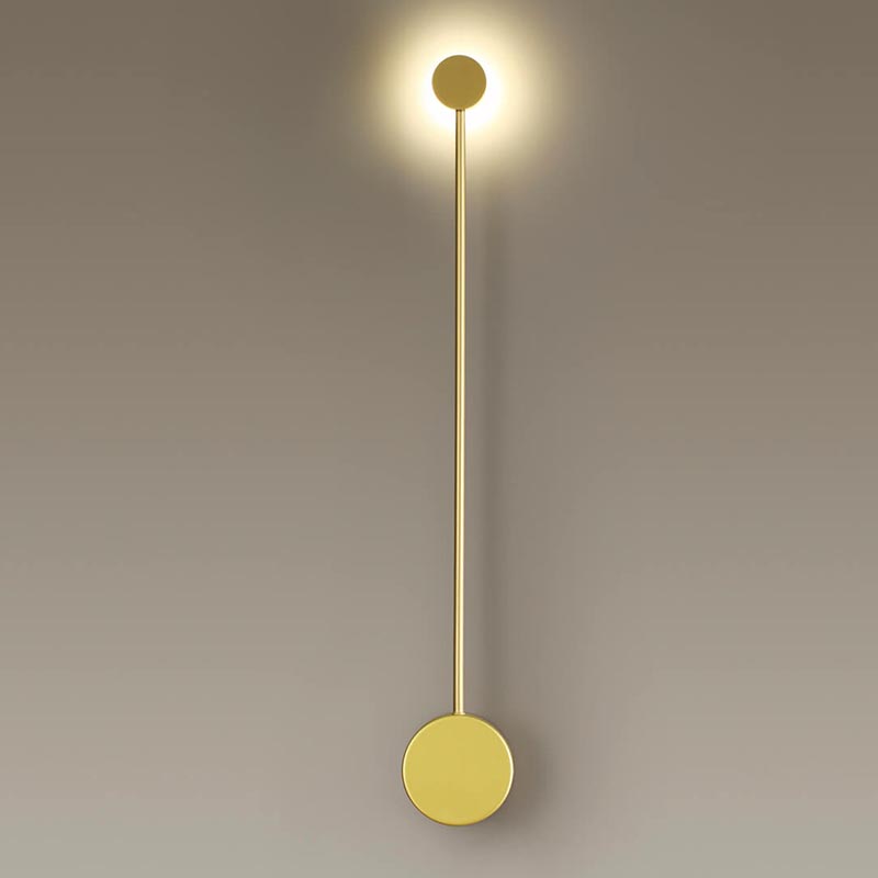 Бра Pin Wall Light Gold 70 Золотой в Омске | Loft Concept 