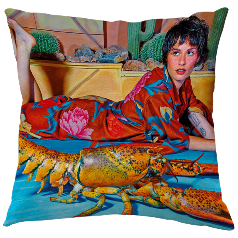 Декоративная подушка Seletti Cushion Lobster Мульти в Омске | Loft Concept 