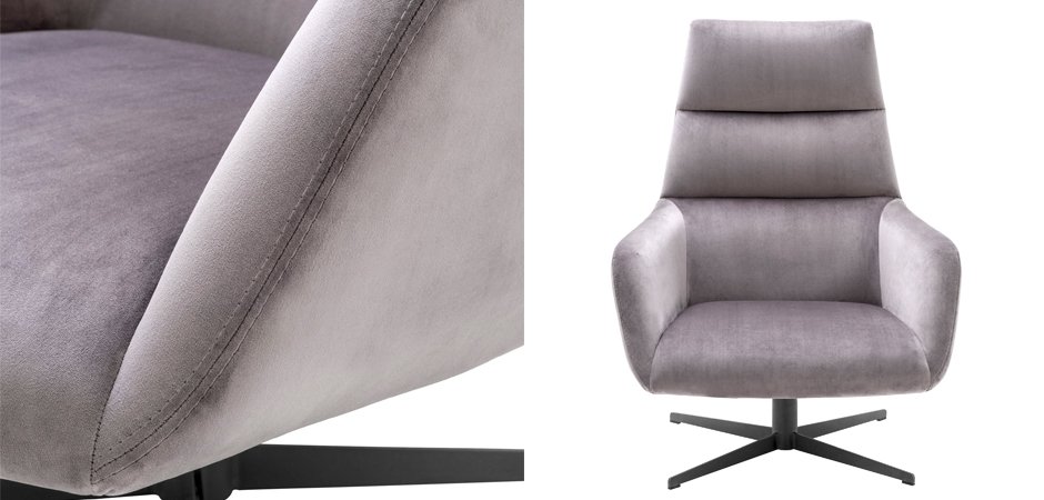 Кресло Eichholtz Swivel Chair & Ottoman Nautilus Кресло Eichholtz Swivel Chair & Ottoman Nautilus - Loft-Concept в Омске