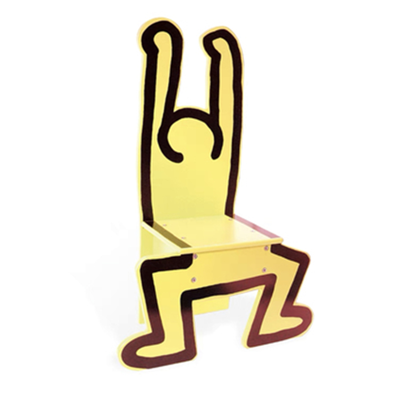 Детский стул Chaise Keith Haring Dancer Vilac Желтый Желтый в Омске | Loft Concept 