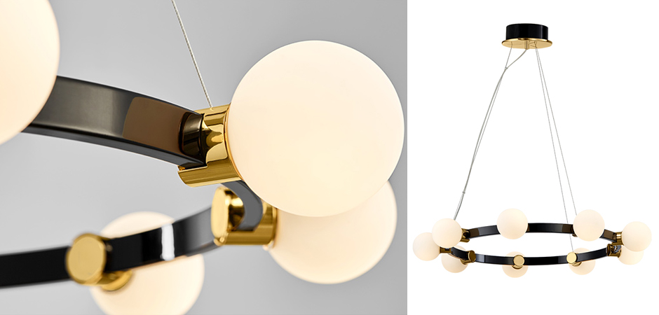 Люстра Hoop Balls Chandelier Люстра Hoop Balls Chandelier - Loft-Concept в Омске