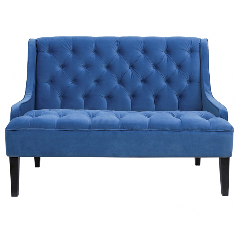 Диван Folket Sofa velour blue Синий в Омске | Loft Concept 