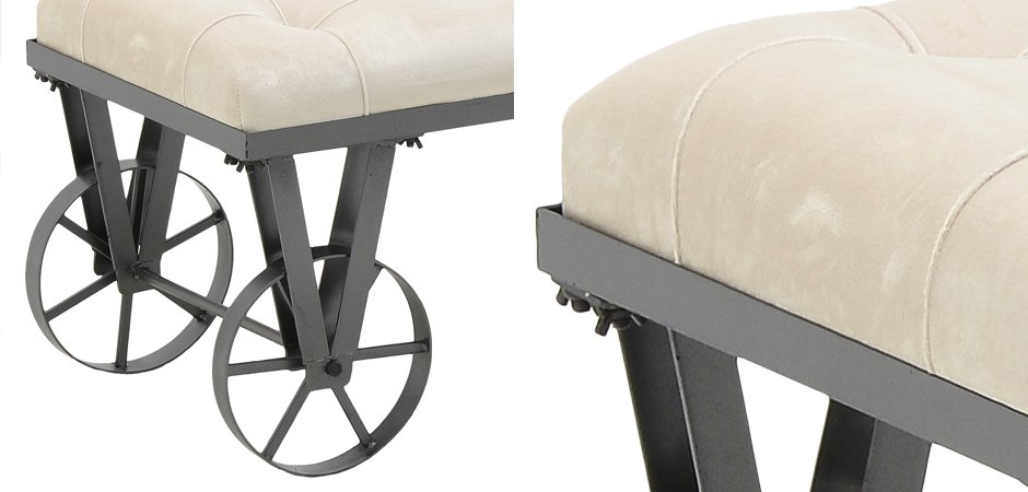 Банкетка Bench Seat Loft white Банкетка Bench Seat Loft white - Loft-Concept в Омске