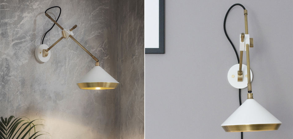 Бра Bert Frank SHEAR SHEAR WALL LIGHT Белый Бра Bert Frank SHEAR SHEAR WALL LIGHT Белый - Loft-Concept в Омске