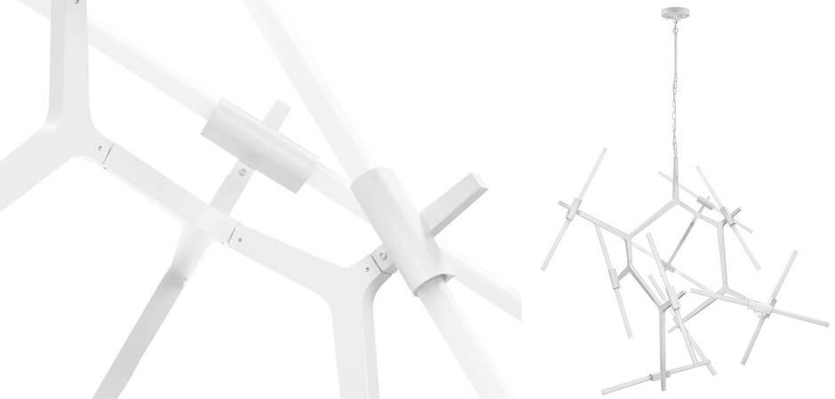Люстра Агнес Chandelier White 20 Люстра Агнес Chandelier White 20 - Loft-Concept в Омске