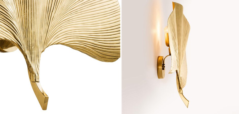 Бра Eichholtz Wall Lamp Las Palmas Gold 110468 Бра Eichholtz Wall Lamp Las Palmas Gold 110468 - Loft-Concept в Омске