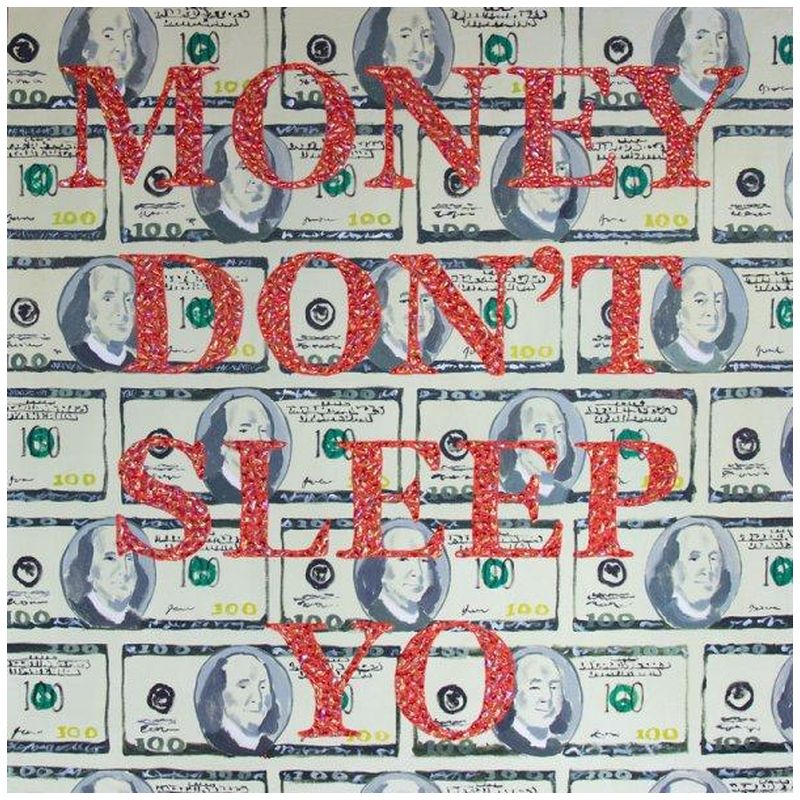 Картина “Money Don’t Sleep Yo” Мульти в Омске | Loft Concept 