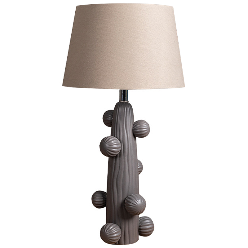 Настольная лампа Molecule Table Lamp Grey Серый Бежевый в Омске | Loft Concept 