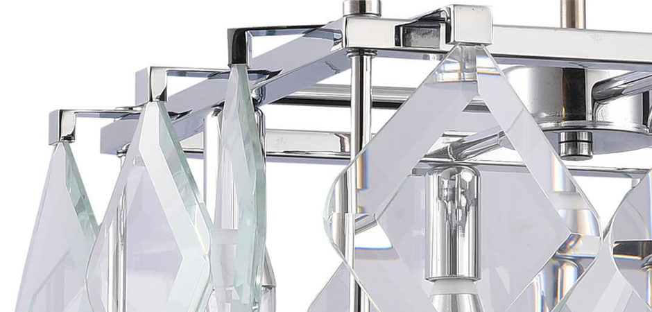 Люстра Glass Rhombus Lighting square Люстра Glass Rhombus Lighting square - Loft-Concept в Омске