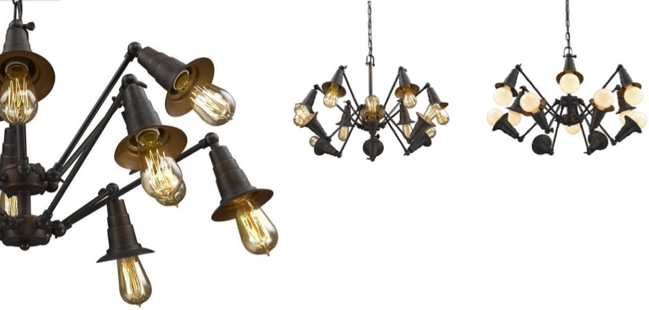 Люстра Loft Spider Chandelier 12 Люстра Loft Spider Chandelier 12 - Loft-Concept в Омске