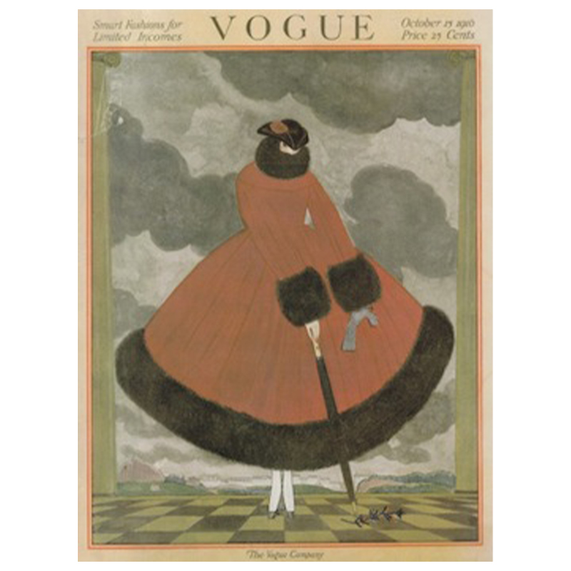 Постер Vogue Cover 1916 October  в Омске | Loft Concept 