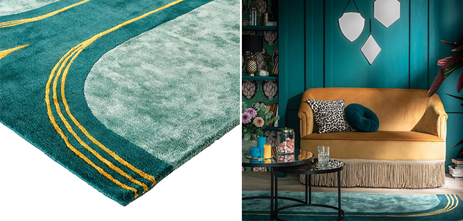 Ковер Carpet Green & Gold Ковер Carpet Green & Gold - Loft-Concept в Омске