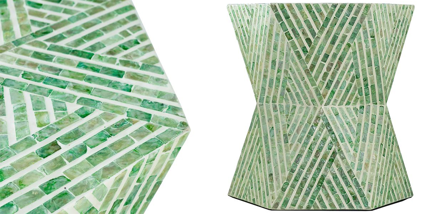 Приставной стол Geometric Green - фото