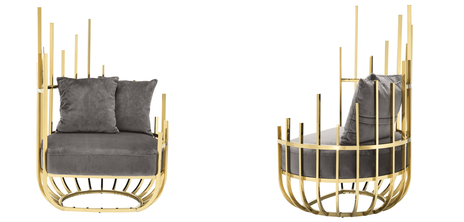 Кресло Eichholtz Chair Santorini Left - фото