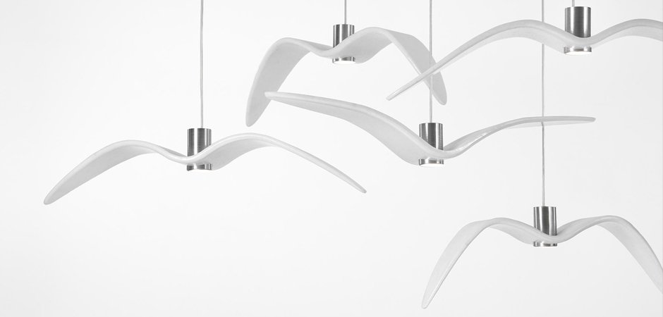 Подвесной светильник Brokis Night Birds white Подвесной светильник Brokis Night Birds white - Loft-Concept в Омске