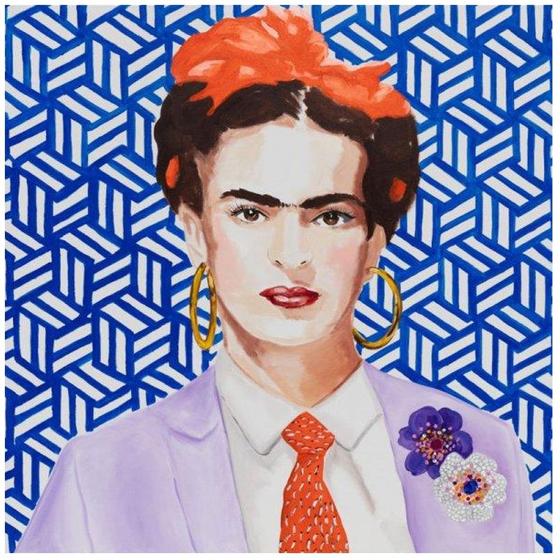 Картина Frida with Lavender Power Suit and Tie Мульти в Омске | Loft Concept 