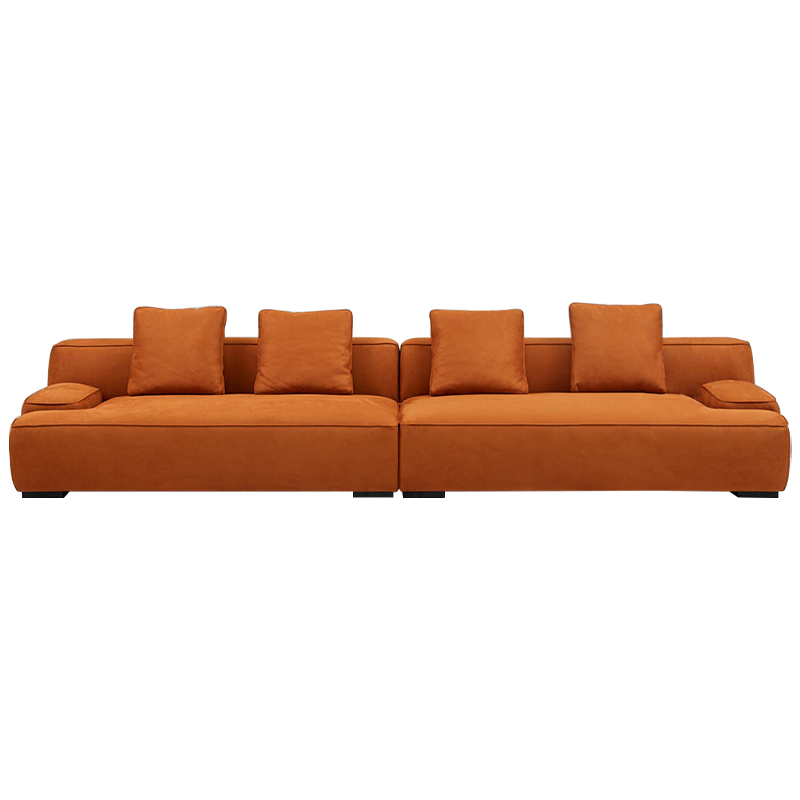 Диван Colby Orange Sofa Оранжевый в Омске | Loft Concept 