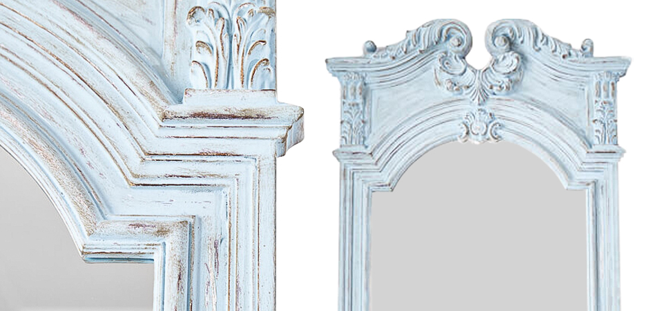 Зеркало Lupescu Mirror Pastel Blue Зеркало Lupescu Mirror Pastel Blue - Loft-Concept в Омске