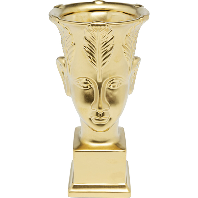 Ваза Golden Face Vase 31 Золотой в Омске | Loft Concept 