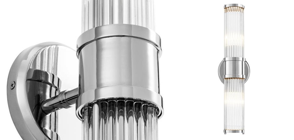 Бра Wall Lamp Claridges Double Nickel Бра Wall Lamp Claridges Double Nickel - Loft-Concept в Омске