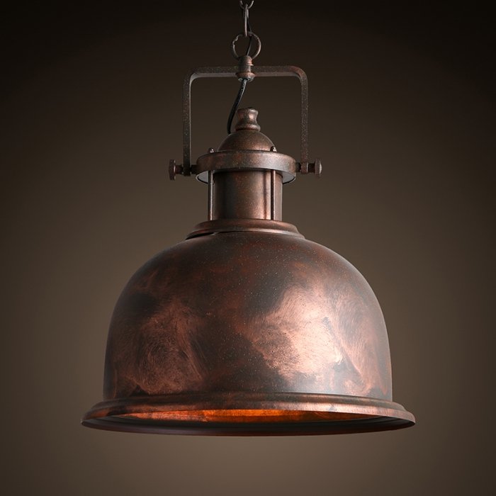 Люстра Old Copper Pendant Big Медь в Омске | Loft Concept 