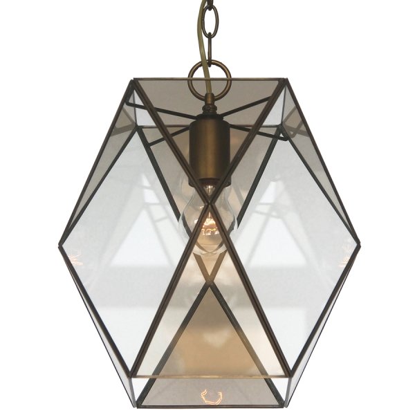 Подвесной светильник Rombius Pendant I brandy glass Темная бронза винтаж в Омске | Loft Concept 