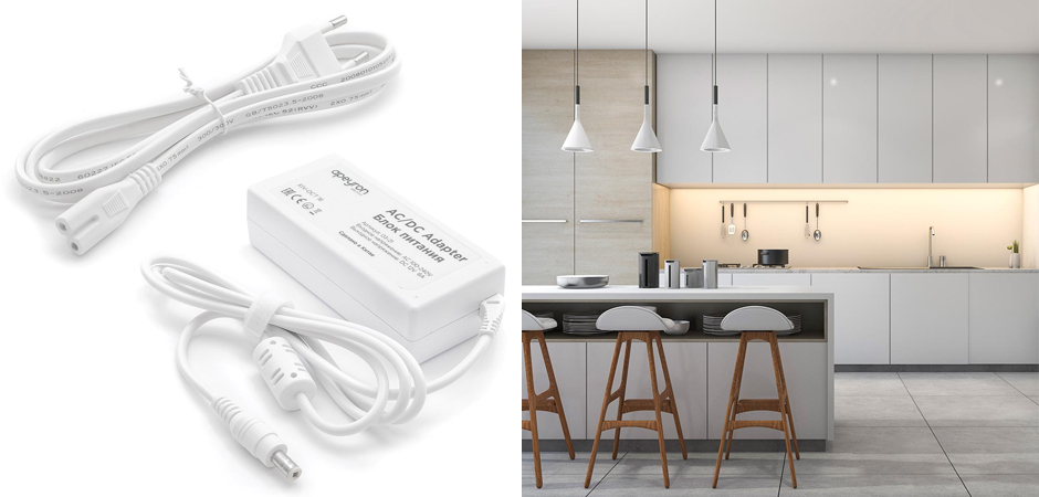 Комплект светодиодной ленты 14,4W/m 60LED/m 5050SMD теплый белый Комплект светодиодной ленты 14,4W/m 60LED/m 5050SMD теплый белый - Loft-Concept в Омске