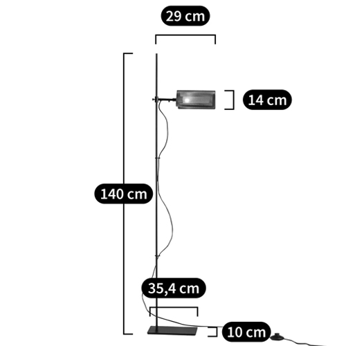 Торшер с плафоном из перфорированного металла Elledge Floor Lamp в Омске