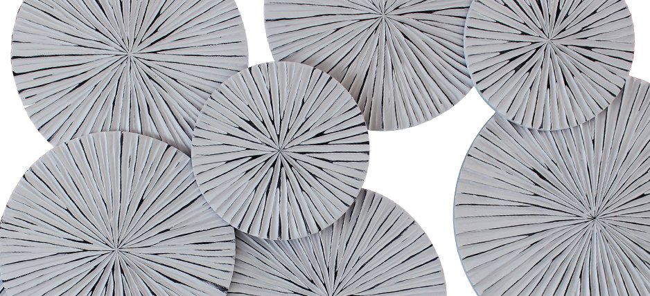 Арт-объект Apollo Gray Wall Plaque Disc Арт-объект Apollo Gray Wall Plaque Disc - Loft-Concept в Омске