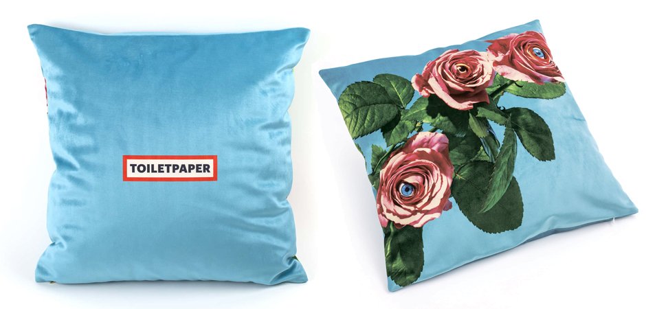 Подушка Seletti Cushion Roses Toiletpaper Подушка Seletti Cushion Roses Toiletpaper - Loft-Concept в Омске