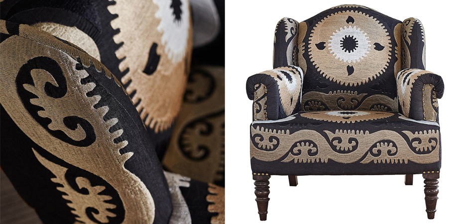 Armchair Mandala Beige Ornament Armchair Mandala Beige Ornament - Loft-Concept в Омске