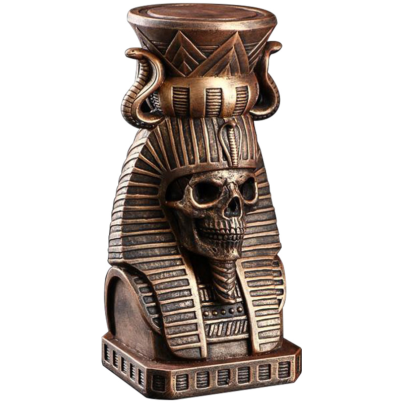 Подсвечник Pharaoh Skull Медь в Омске | Loft Concept 