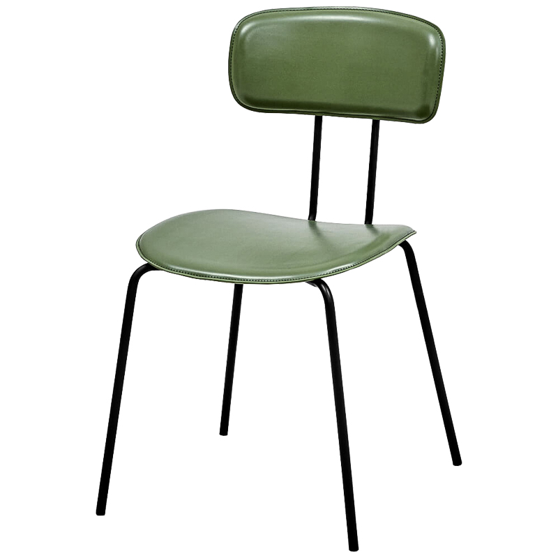 Стул Tyler Loft Stool green Зеленый Черный в Омске | Loft Concept 