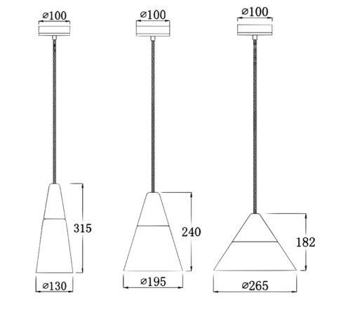 Подвесной светильник Opaque Light Middle в Омске