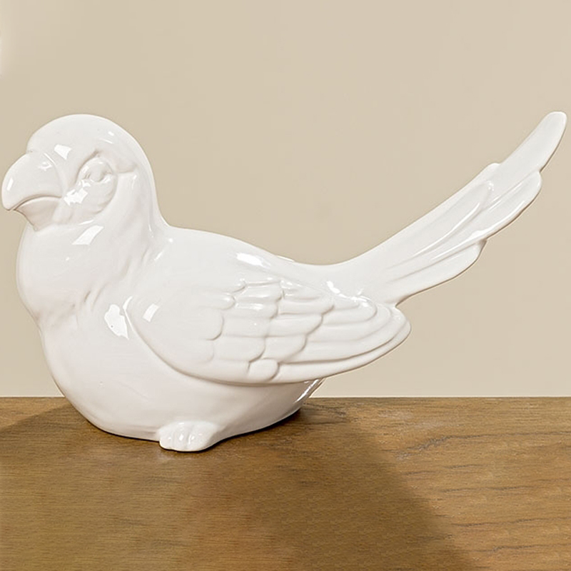 Статуэтка White Parrot Figurine Белый в Омске | Loft Concept 