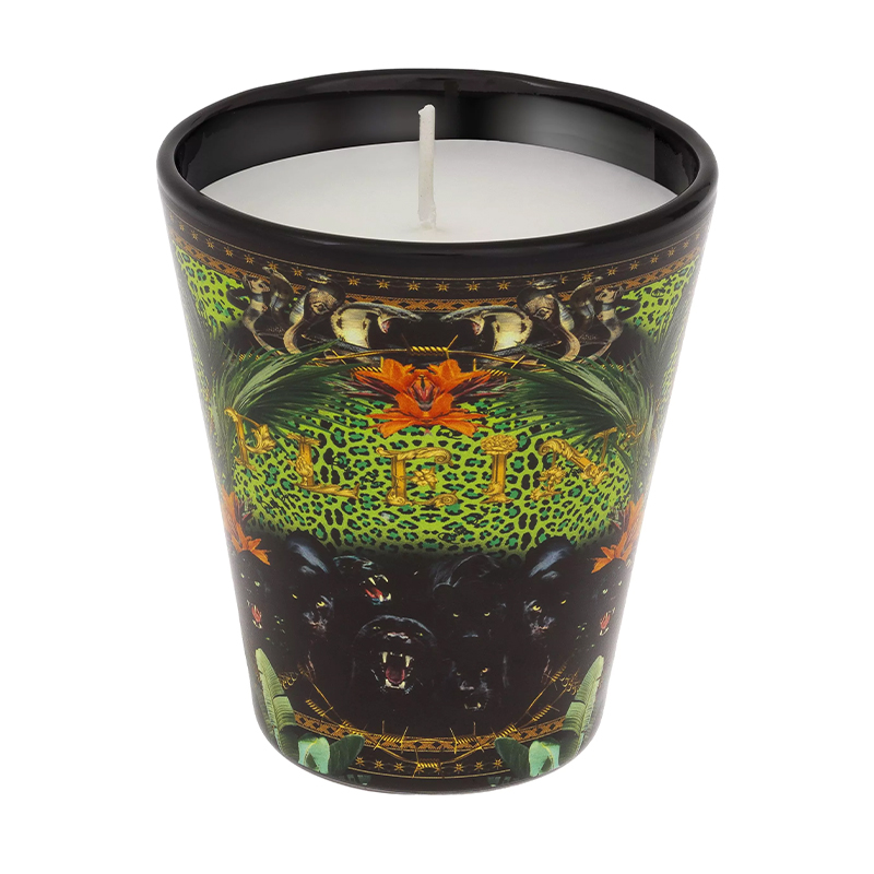 Свеча Philipp Plein Candle Jungle S Черный Мульти в Омске | Loft Concept 