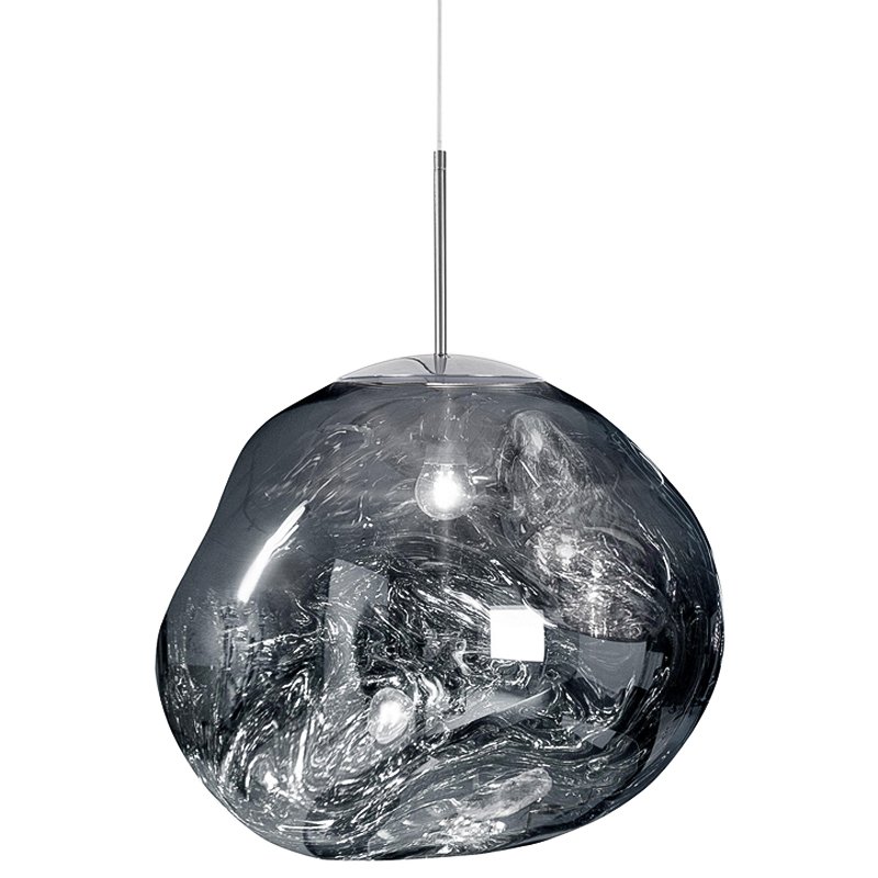 Подвесной светильник Tom Dixon Melt Pendant Silver Серый Серебряный в Омске | Loft Concept 