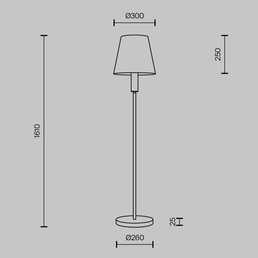 Напольный светильник Lira E27 в Омске