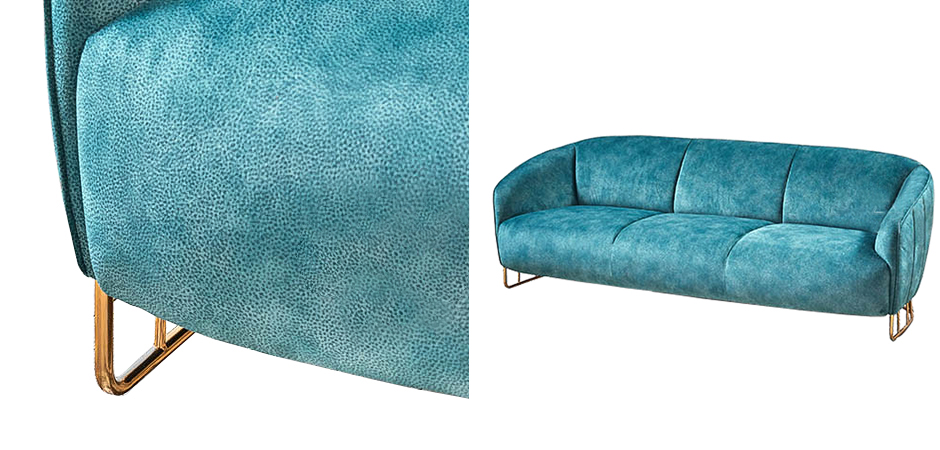 Диван Turquoise Ripples Sofa Диван Turquoise Ripples Sofa - Loft-Concept в Омске