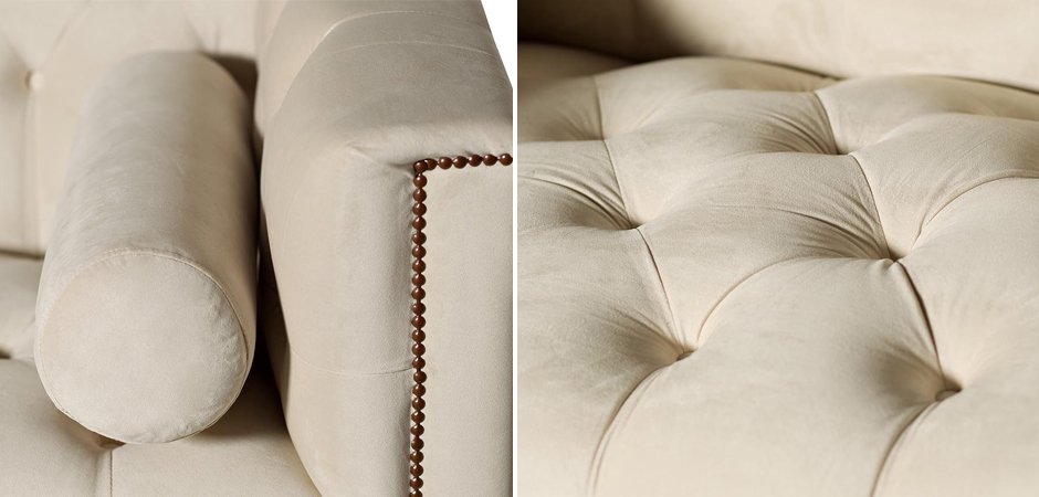 Диван Modern Velvet Tuxedo Sofa Диван Modern Velvet Tuxedo Sofa - Loft-Concept в Омске