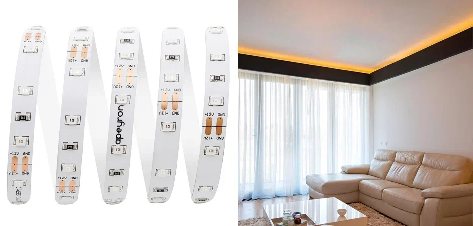 Светодиодная лента 4,8W/m 60LED/m 2835SMD желтый 5M Светодиодная лента 4,8W/m 60LED/m 2835SMD желтый 5M - Loft-Concept в Омске