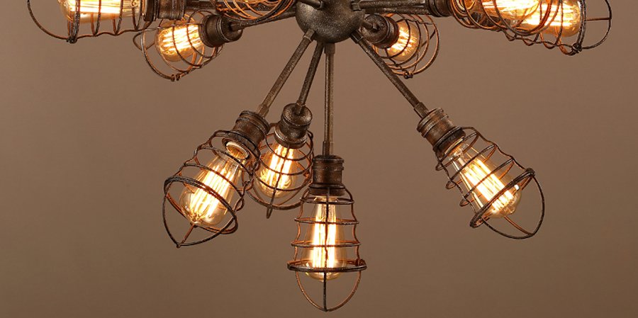 Люстра Loft Industrial Sputnik 13 Retro Люстра Loft Industrial Sputnik 13 Retro - Loft-Concept в Омске
