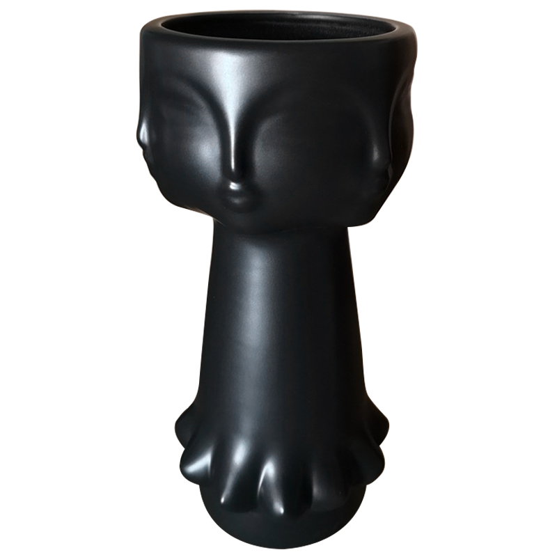 Декоративная ваза GEROGIA VASE II Black Vase Черный в Омске | Loft Concept 