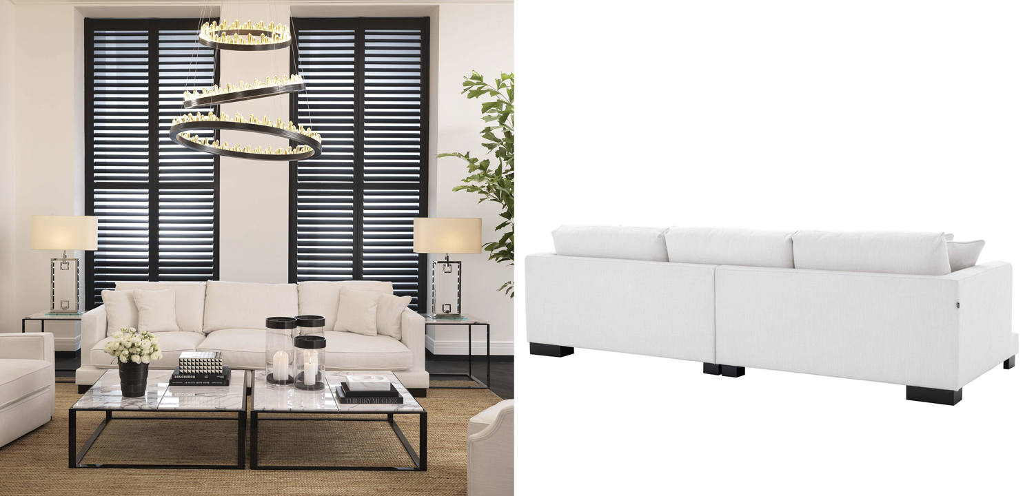 Диван Eichholtz Sofa Tuscany white - фото №2