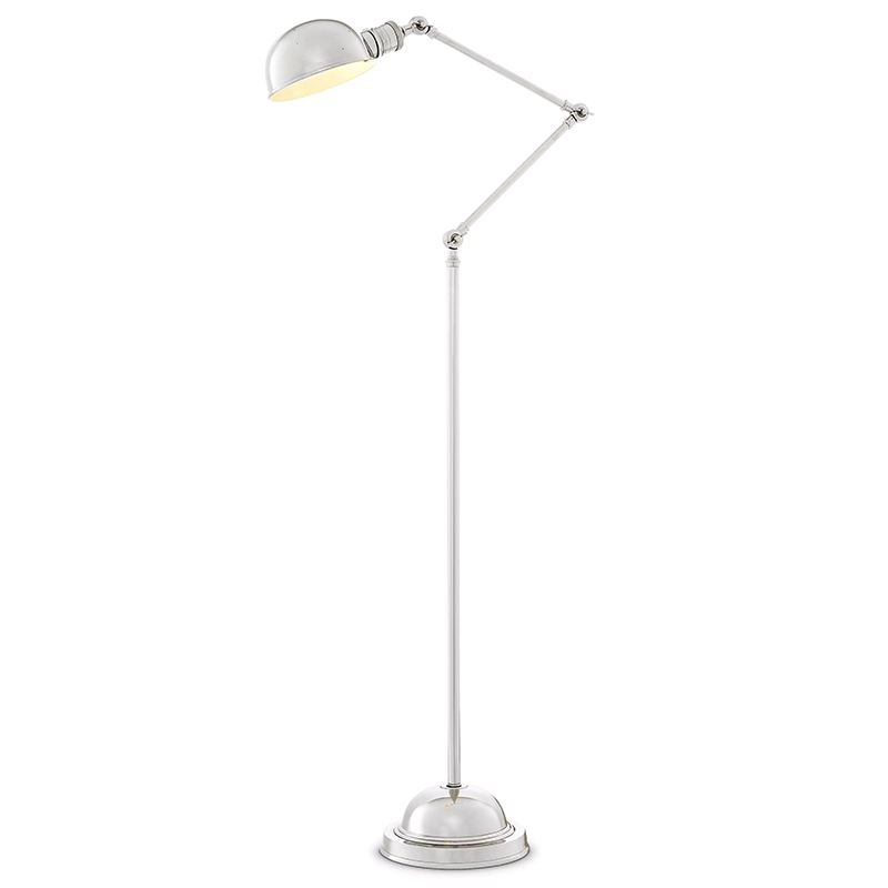 Торшер Eichholtz Floor Lamp Soho Nickel Никель в Омске | Loft Concept 