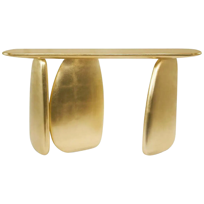 Консоль Design Console Table Gold Золотой в Омске | Loft Concept 