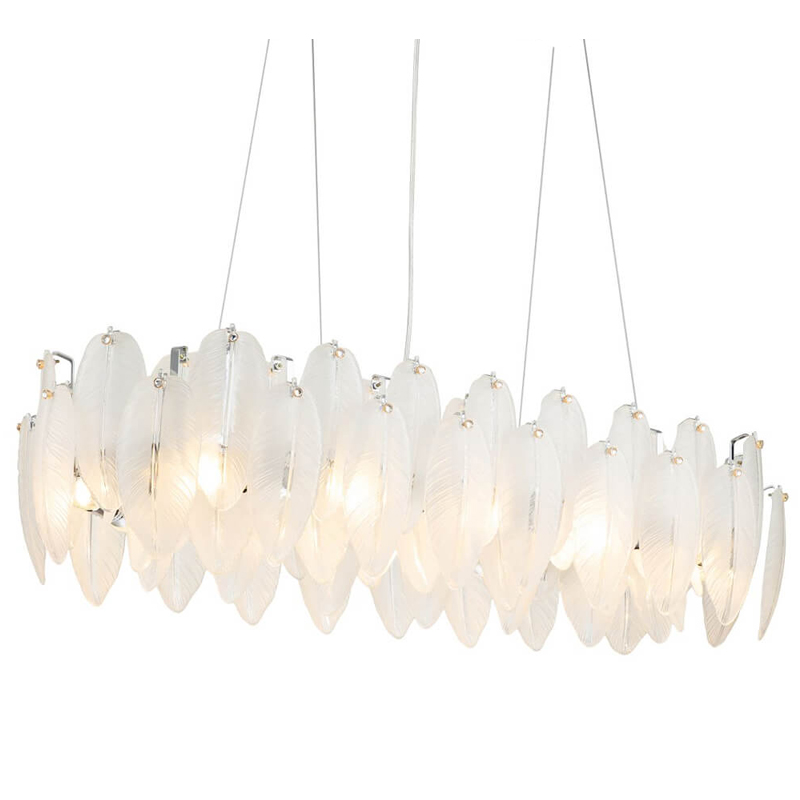 Люстра Bud Petals Chandelier Chrome Line Хром в Омске | Loft Concept 